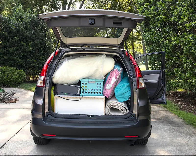 Overloading a vehicle can get you fined